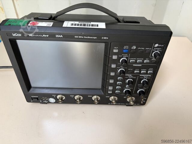 Messsystem LeCroy WaveJet 354A Oscyloskop Cyfrowy 500 MHz 2 GS/s 4-Kanałowy LeCroy WaveJet 354A Oscyloskop Cyfrowy 500 MHz 2 GS/s 4-Kanałowy
