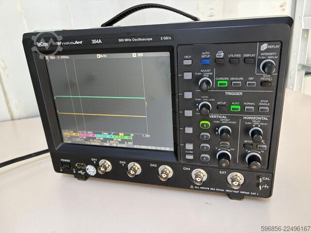 Messsystem LeCroy WaveJet 354A Oscyloskop Cyfrowy 500 MHz 2 GS/s 4-Kanałowy LeCroy WaveJet 354A Oscyloskop Cyfrowy 500 MHz 2 GS/s 4-Kanałowy