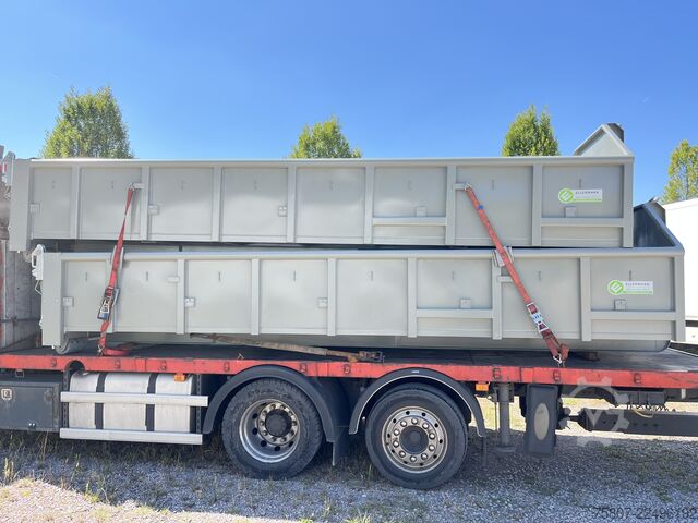 Abrollcontainer 11 kbm 6m Verzurrösen Ellermann 11 kbm Pendelklappe
