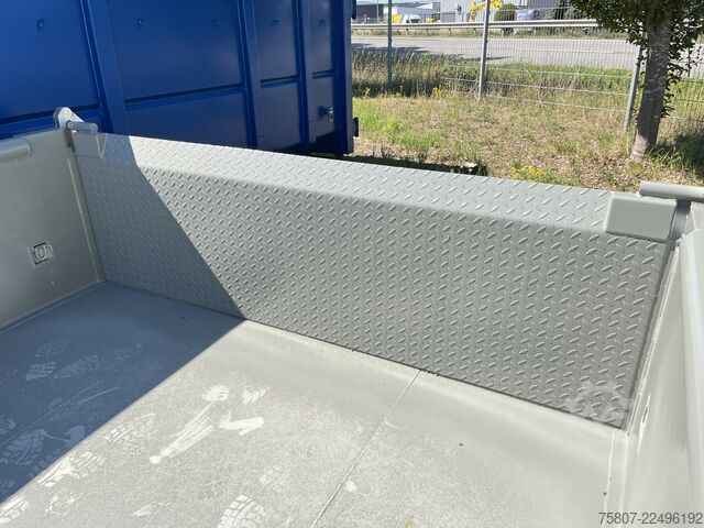 Abrollcontainer 11 kbm 6m Verzurrösen Ellermann 11 kbm Pendelklappe