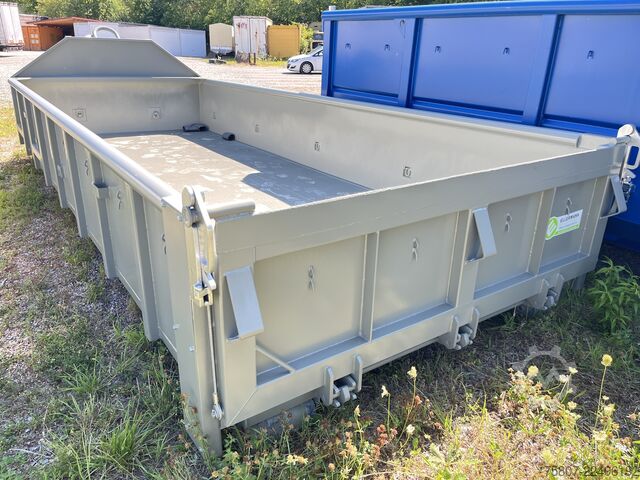 Abrollcontainer 11 kbm 6m Verzurrösen Ellermann 11 kbm Pendelklappe