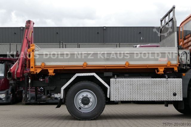 Truck mounted crane MAN TGM 13.240 Zweiseitenkipper Kran 4x4 Kamera