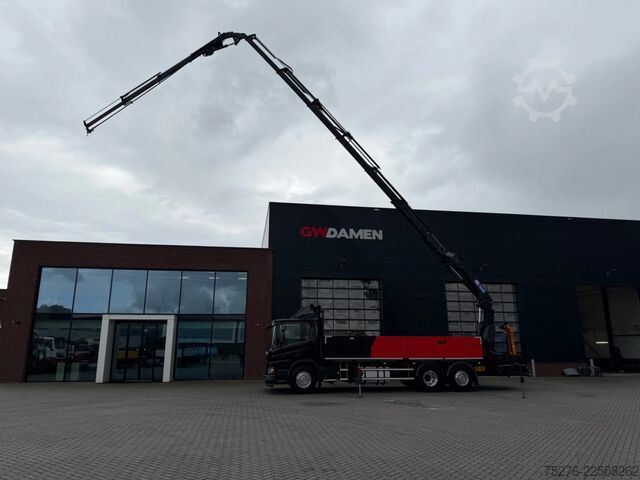 Kranwagen Scania P370 XT 6x2 HMF 3220-K6+Fly jib FJ600-K3 Euro 6D