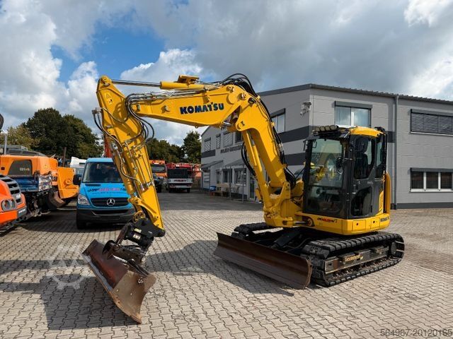 Mini excavator KOMATSU PC88 MR-11E0 Powertilt MS 08 Klima Kamera