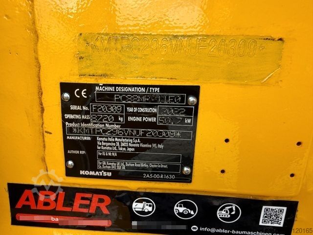 Minibagger KOMATSU PC88 MR-11E0 Powertilt MS 08 Klima Kamera