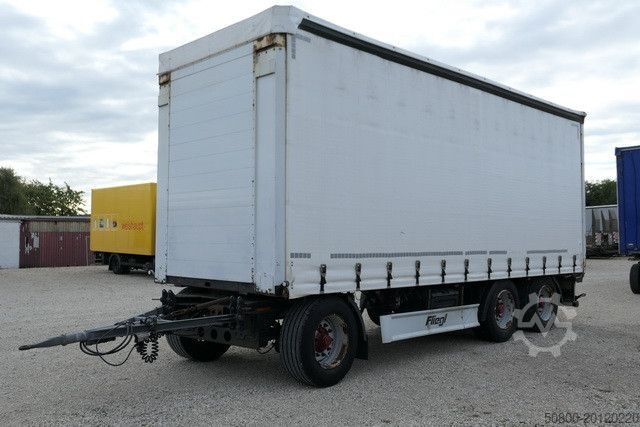 Anhänger mit Pritsche & Plane FLIEGL DPS 240, 3-Achser, Edscha, Schiebeplane, BPW