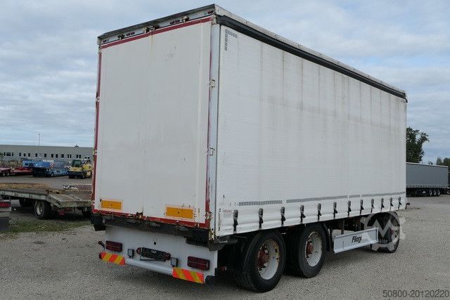 Anhänger mit Pritsche & Plane FLIEGL DPS 240, 3-Achser, Edscha, Schiebeplane, BPW