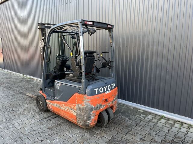 Electric 3-wheel forklift Toyota 8FBE16T