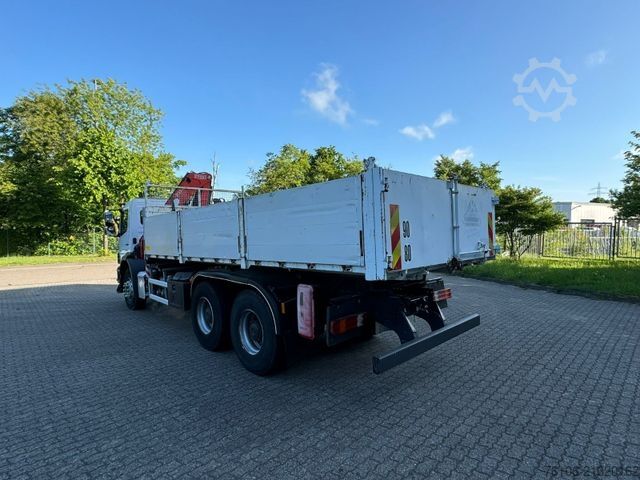 Tipper truck MERCEDES-BENZ Axor 2633 Kipper mit Kran Fassi F135