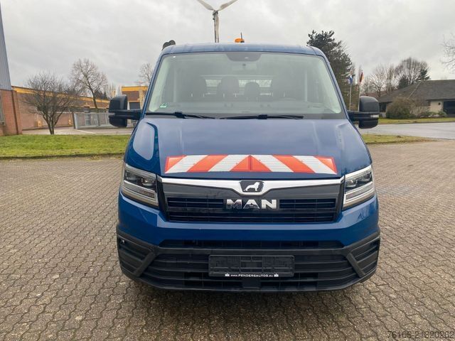 Pick-up van MAN TGE 3.180 Pristche mit Kran *Doppelkabine*Ahk*