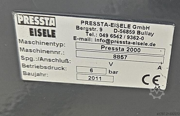 Eckverbindungspresse Pressta Eisele Pressta 2000 Pressta Eisele Pressta 2000