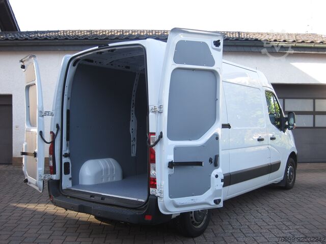 Box wagon high + long Opel Movano 2,3 D L2H2 Schwingsitz 270° Türen