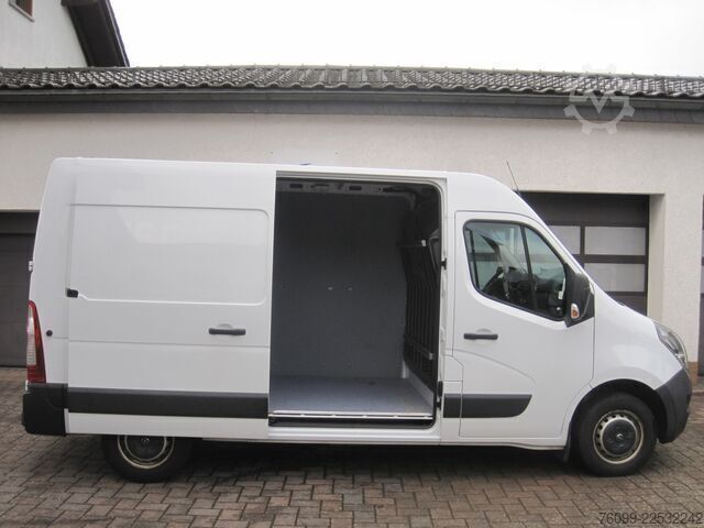 Box wagon high + long Opel Movano 2,3 D L2H2 Schwingsitz 270° Türen