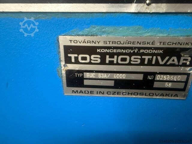 Table boring mill TOS BUC 63A
