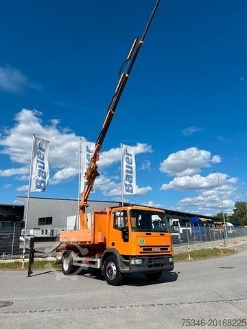 Special purpose truck IVECO ML 120E18 Abrollkipper/Kran-Mulde/Funk/Seilwinde