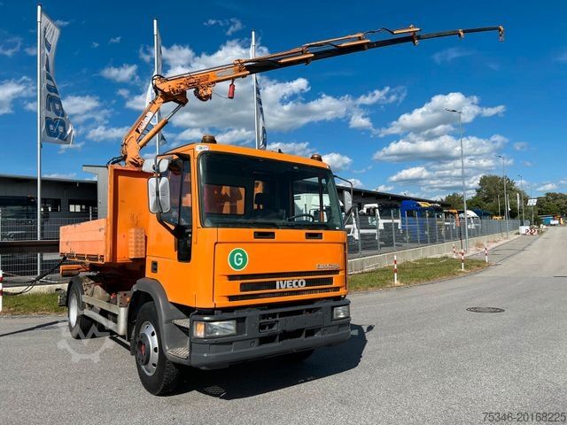 Special purpose truck IVECO ML 120E18 Abrollkipper/Kran-Mulde/Funk/Seilwinde