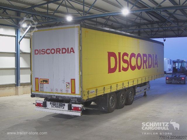 Auflieger mit Pritsche & Plane Schmitz Cargobull Curtainsider Standard