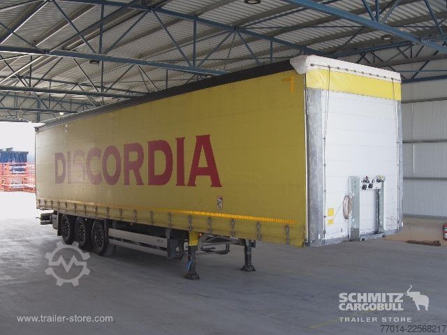 Auflieger mit Pritsche & Plane Schmitz Cargobull Curtainsider Standard