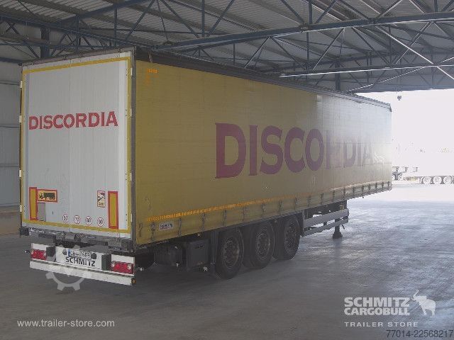 Auflieger mit Pritsche & Plane Schmitz Cargobull Curtainsider Standard