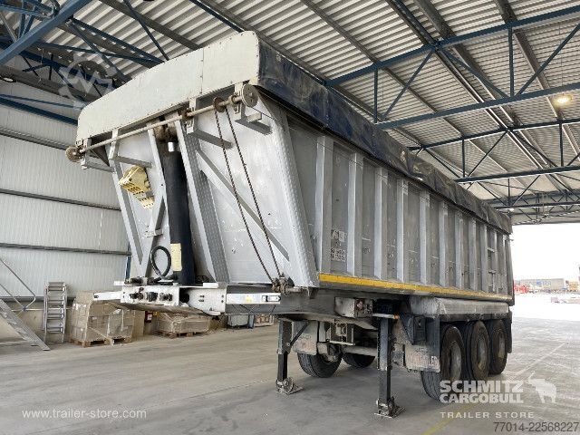 Kipper Auflieger  Tipper Alu-square sided body 22m³