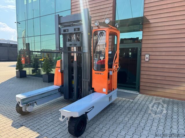 4-way forklift Hubtex DQ45 G //LPG//Triple//Only 1116 hours !