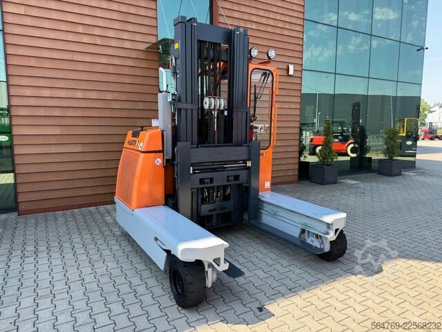 4-way forklift Hubtex DQ45 G //LPG//Triple//Only 1116 hours !