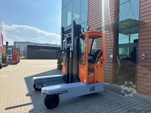 4-way forklift Hubtex DQ45 G //LPG//Triple//Only 1116 hours !
