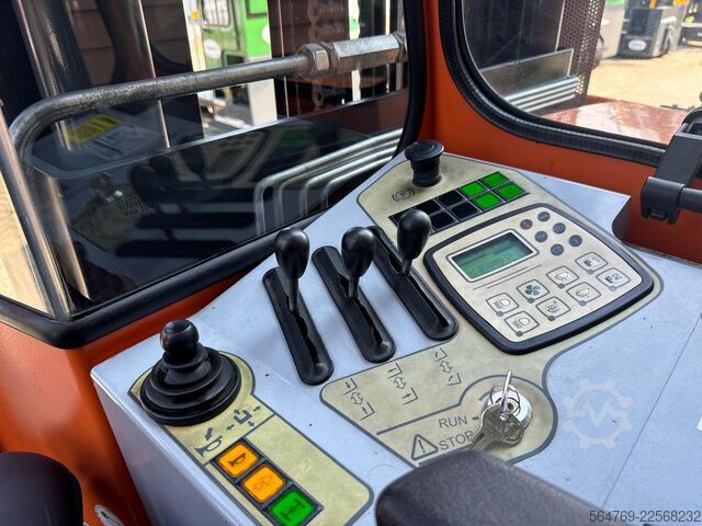 4-way forklift Hubtex DQ45 G //LPG//Triple//Only 1116 hours !