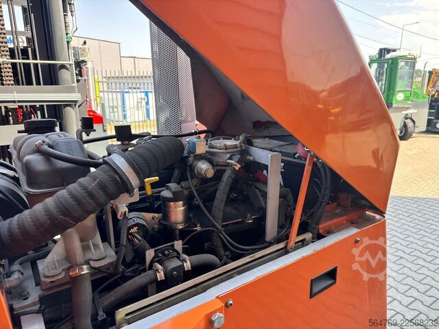 4-way forklift Hubtex DQ45 G //LPG//Triple//Only 1116 hours !