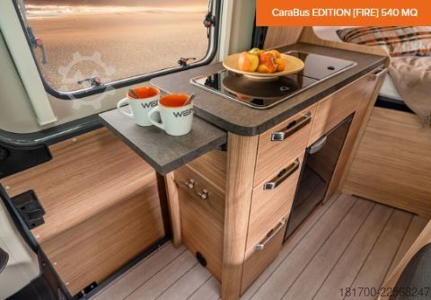 Kastenwagen Wohnmobil / Campervan Weinsberg CaraBus GREY 540 MQ EDITION [FIRE] *TraumMobil*Rahmenfenster*