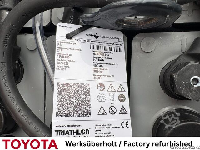 Electric Pallet Truck Toyota LPE 200 / Akku neu!