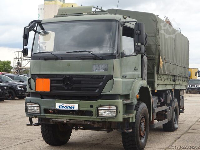 LKW mit Pritsche & Plane MERCEDES-BENZ AXOR-R 1829 A Bm 950.562 Pritsche/Plane