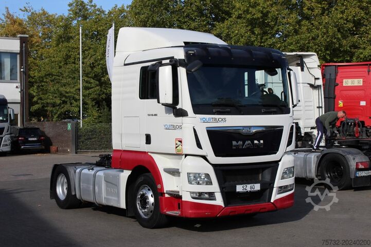 Standard tractor unit MAN TGX 18.480 E6 Flachdach   2 Tanks   Retarder