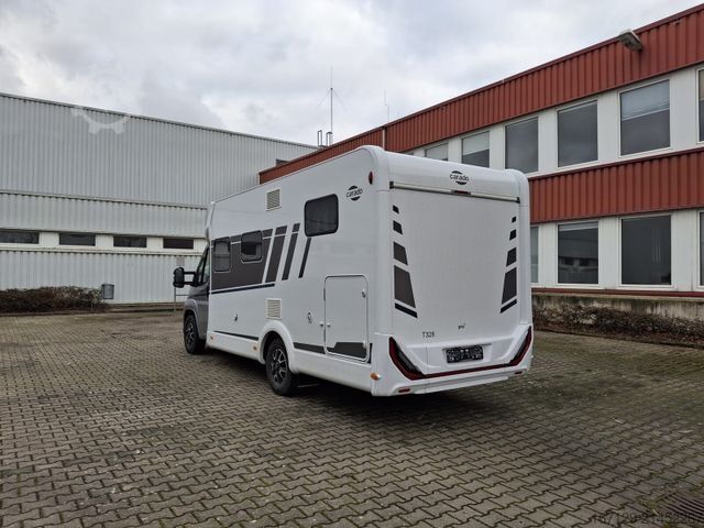 Semi-integrated camper CARADO T 328 pro+ / Safety ACC / Fiat / Hubbett
