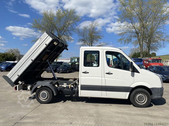 Dump truck VW Crafter Pritsche 35 L2 Doppelkabine