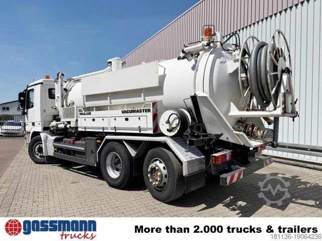 Road sweeper Mercedes-Benz Actros 2541 L 6x2, Müller Saug-/Spülwagen ca.