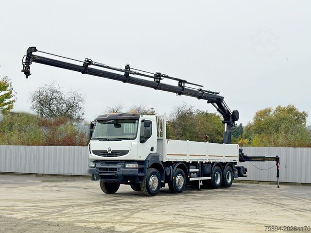 Autokran RENAULT KERAX 430 * HIAB 211 EP-5 HIDUO /FUNK *8x4