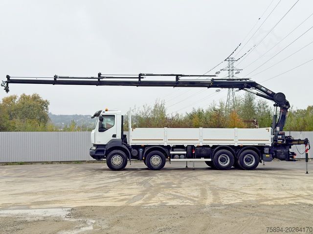 Autokran RENAULT KERAX 430 * HIAB 211 EP-5 HIDUO /FUNK *8x4