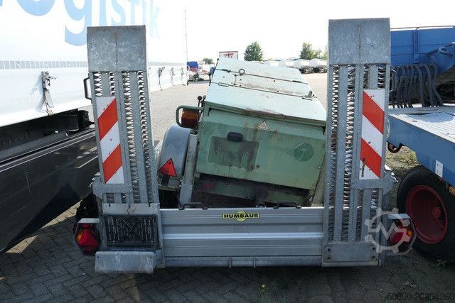 Low loader trailer HUMBAUR HS 353718,  Tandem, Rampen, Verzinkt, 2,8to. NL