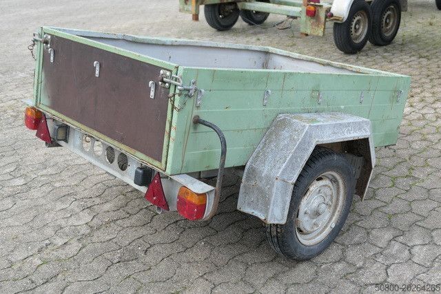 Car trailer  Zurrösen, Heckklappe, 1-Achser