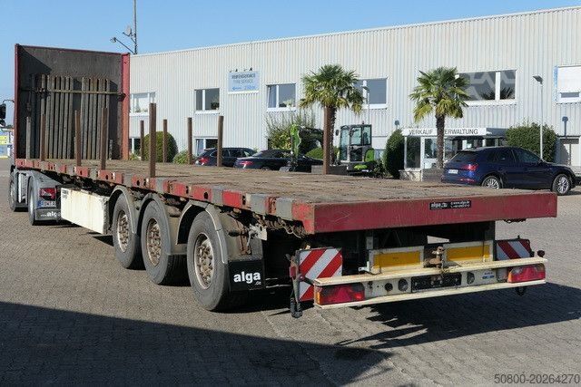 Working platform semitrailer  Wiese S3-36PL-S, Verbreiterbar, Gelenkt, Luftfe.