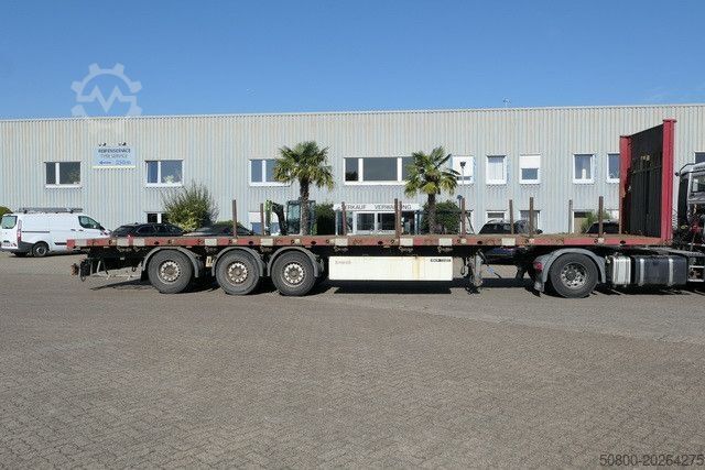 Open semitrailer  Wiese S3-36PL-S, Verbreiterbar, Gelenkt, Luftfe.