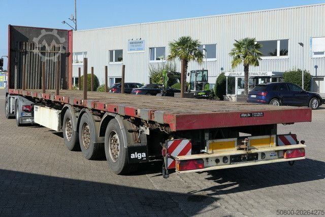 Open semitrailer  Wiese S3-36PL-S, Verbreiterbar, Gelenkt, Luftfe.