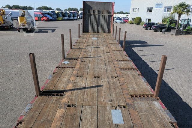 Open semitrailer  Wiese S3-36PL-S, Verbreiterbar, Gelenkt, Luftfe.