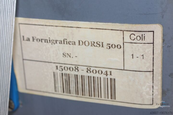 Book Back Rounding Machine La Fornigrafica Dorsi 500