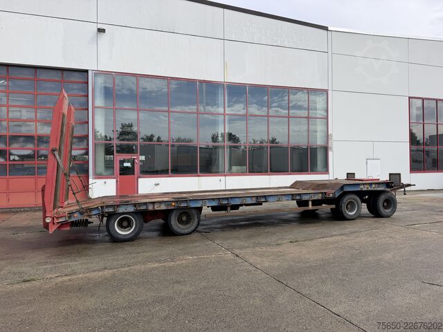Low loader trailer Goldhofer TU-4-2x2-31/80  4 Achs Tiefladeranhänger