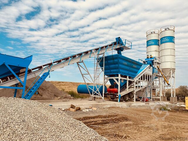 Mobile Concrete Batching Plant PLUSMIX PLUS MT100