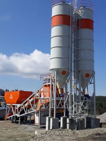 Mobile Concrete Batching Plant PLUSMIX PLUS MT100