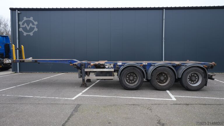 Containertransport D-tec FT-43-03-V Flexitrailer multi container chassis...