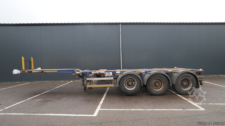 Containertransport D-tec FT-43-03-V Flexitrailer multi container chassis...